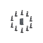 Беспроводная телефонная IP-DECT-система YEALINK W71P (база W70B+трубка W71H) до 10 SIP-аккаунтов, до 10 трубок на базу, до 20 вызовов, шт, фото2