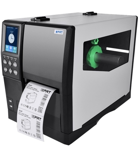 Принтер этикеток термотрансферный iDPRT iX4P Industrial 600 dpi, 102 мм/cек, USB, RS232, USB Host, Ethernet RJ-45, черный