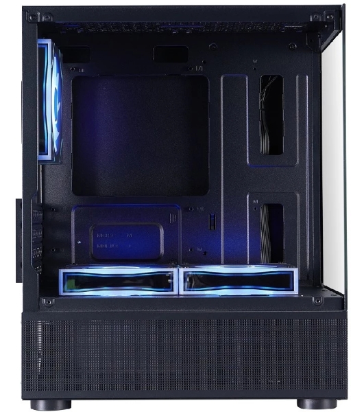 Компьютерный корпус 1STPLAYER MIKU Mi2-A ARGb черный mATX 3x120мм ARGb fans Mi2-A-BK-2FC7R-1FC7