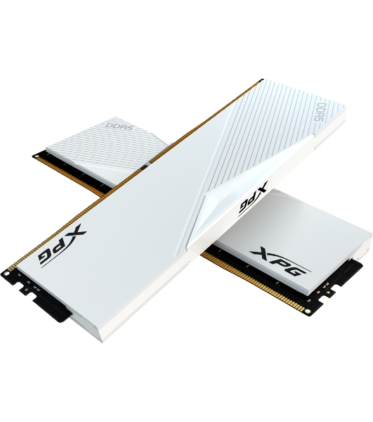 Оперативная память XPG Lancer, DDR5, 64GB (2x32GB), 6000MHz, CL30, DIMM, с радиаторами, белый