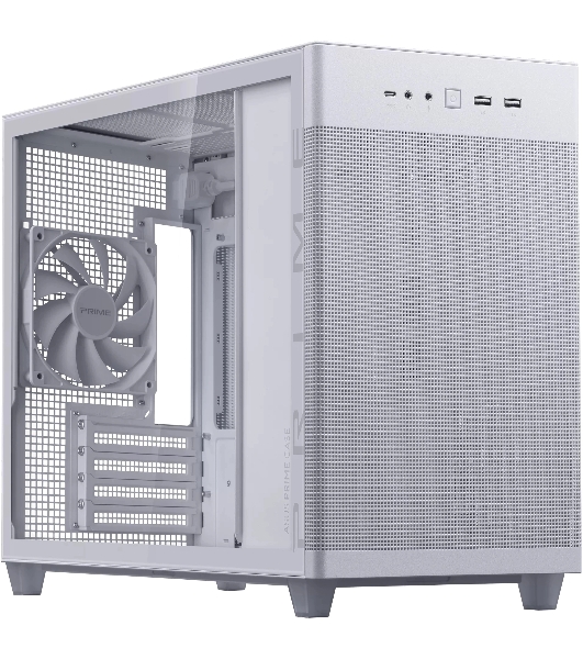 Компьютерный корпус Asus AP201 PRIME CASE TG WHITE AP201/WHT/TG