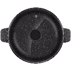 Кастрюля Maunfeld GALAXITE MF24GLX01CR 24 см, 4 л из литого алюминия со стеклянной крышкой, фото2