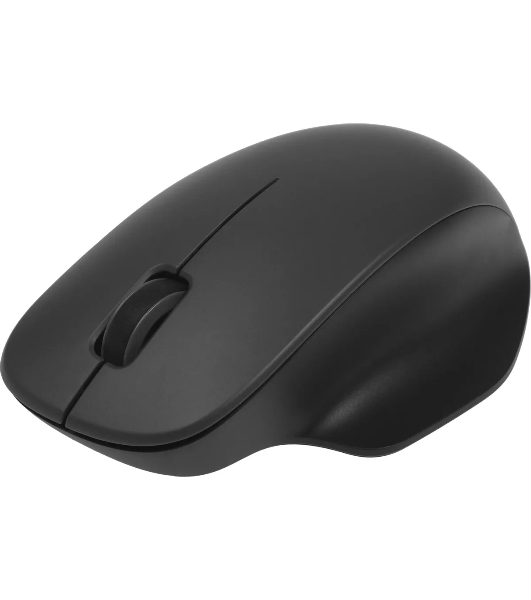 Мышь беспроводная Xiaomi Wireless Mouse Comfort Edition черный, 1200 dpi, радиоканал, USB, кнопки - 3