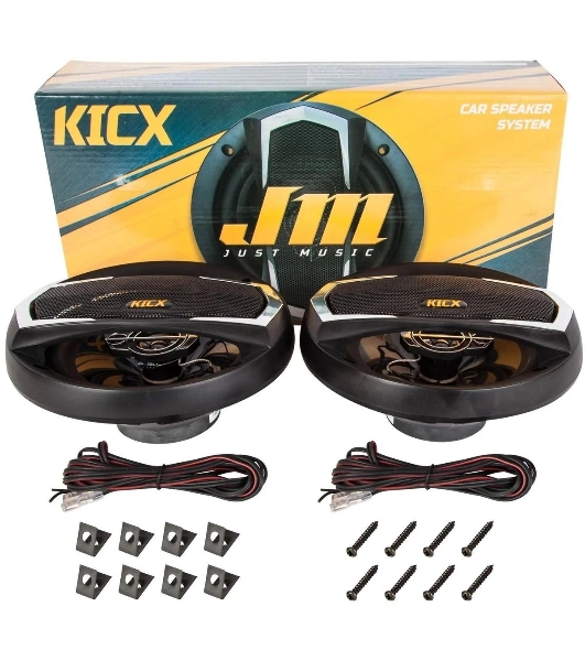 Колонки автомобильные Kicx JM-165 130Вт 89дБ 4Ом 16.5 см (6 1/2 дюйм) (ком.: 2 кол.) коаксиальные трехполосные