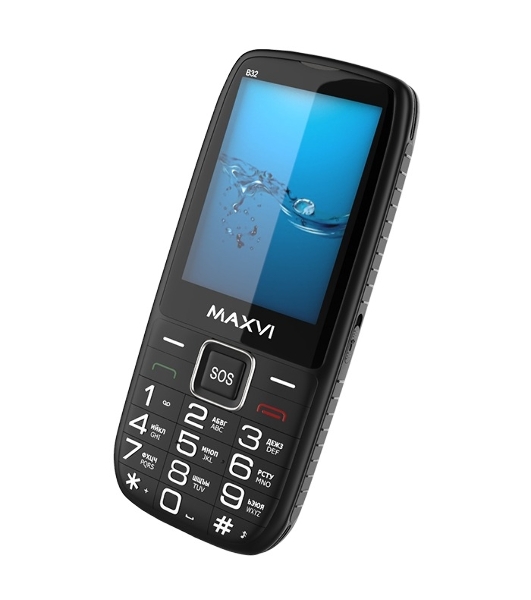 Мобильный телефон Maxvi B32 черный