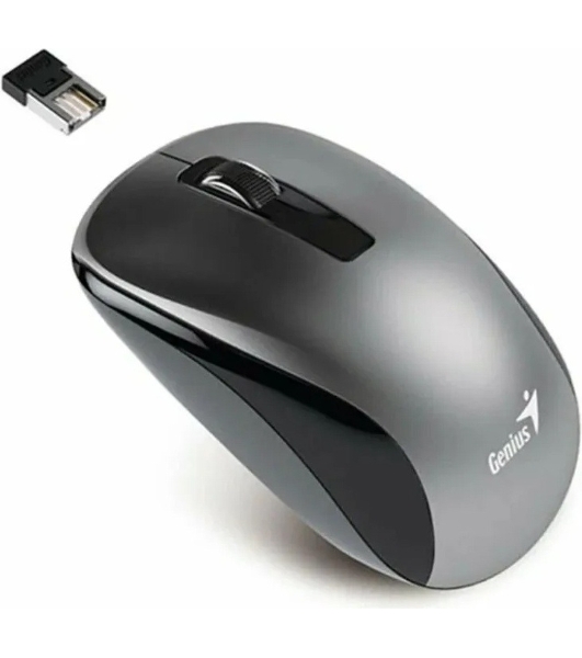 Мышь беспроводная Genius NX-7010 серый, 1200 dpi, радиоканал, USB, кнопки - 3