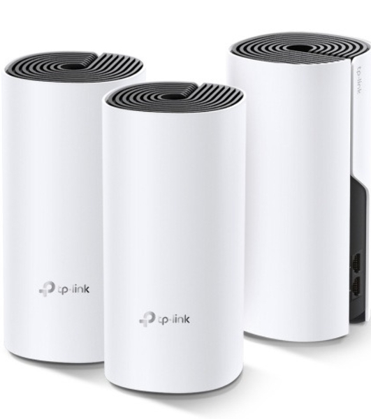 Бесшовный Mesh роутер TP-Link Deco M4 (DECO M4(3-PACK)) AC1200 10/100/1000BASE-TX (упак.:3шт)