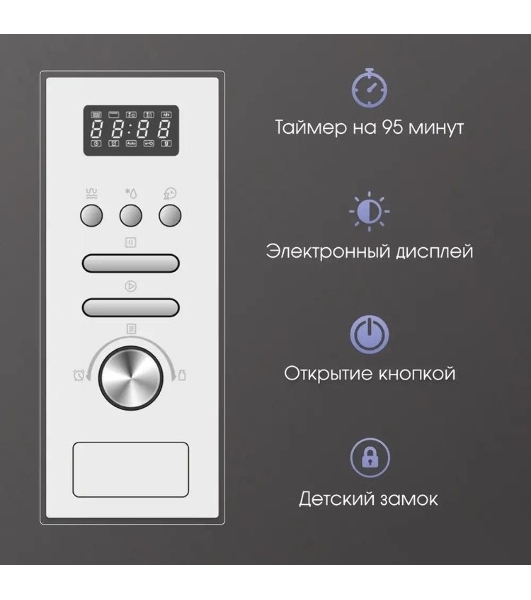 Встраиваемая микроволновая печь Zigmund & Shtain BMO 16.202 W
