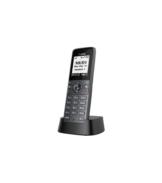Беспроводная телефонная IP-DECT-система YEALINK W71P (база W70B+трубка W71H) до 10 SIP-аккаунтов, до 10 трубок на базу, до 20 вызовов, шт