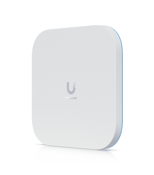Точка доступа Wi-Fi Ubiquiti UniFi E7 AP 2,4+5+6 ГГц, Wi-Fi 7, 4х4 MU-MIMO, 802.3bt, 1х 10G RJ45, 1х 1G RJ45