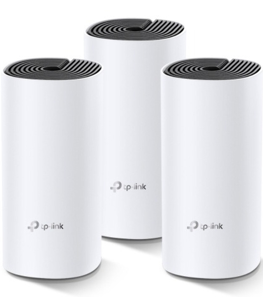 Бесшовный Mesh роутер TP-Link Deco M4 (DECO M4(3-PACK)) AC1200 10/100/1000BASE-TX (упак.:3шт)