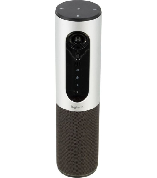 Веб-камера Logitech ConferenceCam Connect 1920x1080, 30 кадр/с, USB, микрофон (2 шт, шумоподавление), автофокус, автоосвещение, серебристый