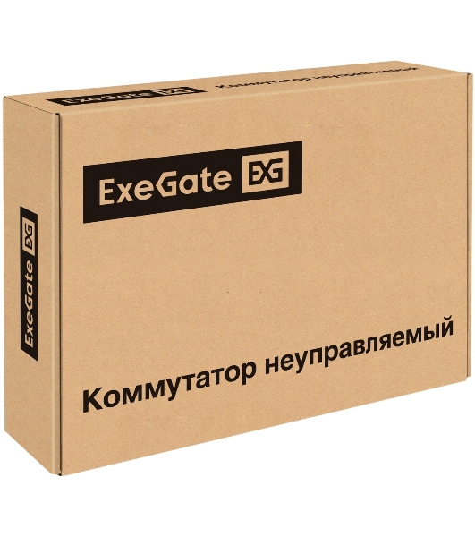 Коммутатор ExeGate EDES-1024D, 24×100 Мбит/с, неуправляемый