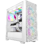Компьютерный корпус PCCooler C3D510 WH ARGb, Tempered Glass Full Tower, White, TG, 0.7 SPCC, 3x120мм ARGb E-ATX, ATX, mATX, mITX 170/390/410мм 2x2.5', 2x3.5', 7xPCI 2xUSB-A 3.0 454.8x220x490.6мм, фото 1