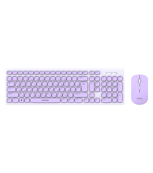 Комплект клавиатура+мышь Smartbuy (SBC-250288AG-WV) ONE 250288AG бело-сиреневый