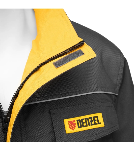 Куртка профессиональная рабочая Denzel 65% полиэстер 35% хлопок, XXL