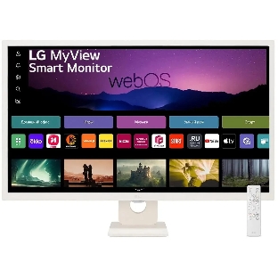 Монитор 31.5' LG 32SR50F-W IPS 1920x1080, 60 Гц, 5 мс, 16:9, 250 кд/м2, 2xHDMI, 2хUSB, белый