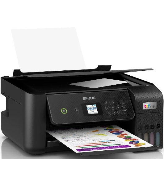 МФУ струйное Epson L3260 (C11CJ66409/C11CJ66507/C11CJ66511/C11CJ66414/C11CK58507), A4, цветной, печ. до 33 стр/мин. (ч/б) до 15 стр/мин. (цвет), 1440 x 5760 dpi (печать) 1200x2400dpi (скан.), USB, Wi-Fi, Air Print, Mopria