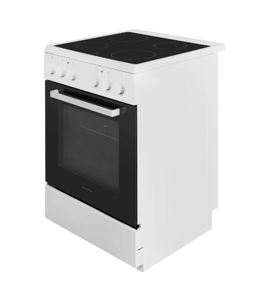 Плита электрическая Maunfeld MEC65CW07 белый, конфорок 4 шт, духовка 60 л, 60 см x 85 см x 60 см
