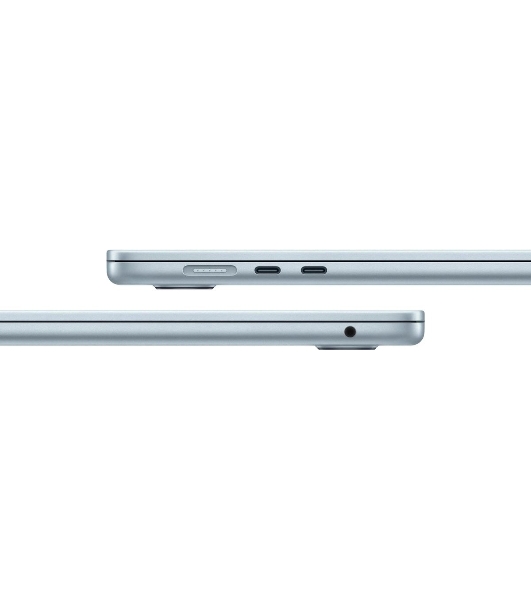 Ноутбук Apple MacBook Air A3241 голубой MC7A4HN/A M4 10 core 16Gb SSD256Gb/10 core GPU 15.3' Liquid Retina (2880x1864) macOS WiFi BT Cam