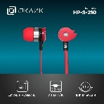 Проводные наушники Oklick HP-S-210 красный, внутриканальные, Jack 3.5 мм, фото13