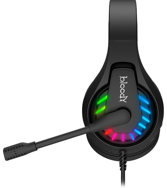Гарнитура Bloody G230 чёрный, проводная, подсветка