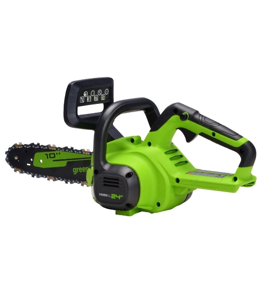 Цепная пила Greenworks G24CS25 аккум. 600Вт 0.8л.с. дл.шины:10' (25cm) 1аккум. 8Ач ЗУ (2007707UH)