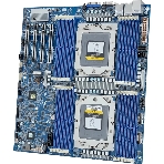 Серверная материнская плата Gigabyte MZ73-LM1, 2xSP5, AMD EPYC 9004/9005, 24xDDR5 RDIMM (до 4096 ГБ, 4800 МГц), 3xSlimSAS, 4xPCIe 4.0 x16, 1xM.2 22110, 2x10Gb LAN, 1xGb LAN (IPMI), 2xUSB-A 5Gbps, 1xVGA, 1xCOM, EATX, фото3
