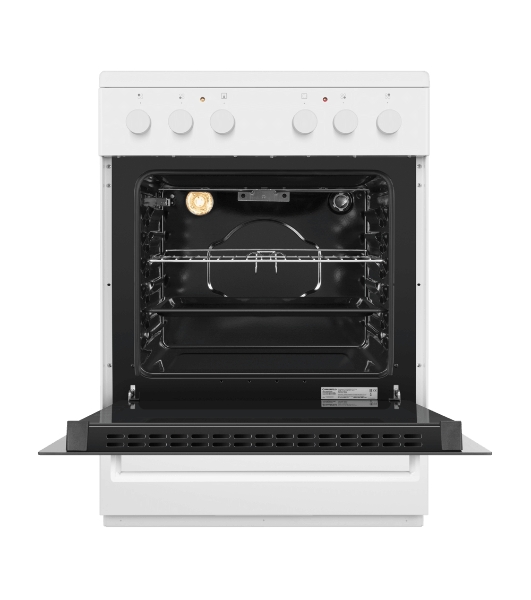 Плита электрическая Maunfeld MEC65CW07 белый, конфорок 4 шт, духовка 60 л, 60 см x 85 см x 60 см