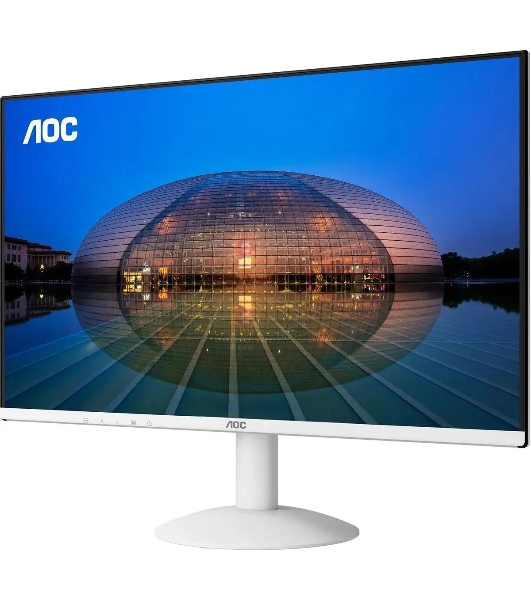 Монитор 23.8' AOC 24B30H3/BW IPS 1920x1080, 120 Гц, 1 мс, 16:9, 300 кд/м², HDMI 1.4, VGA, белый