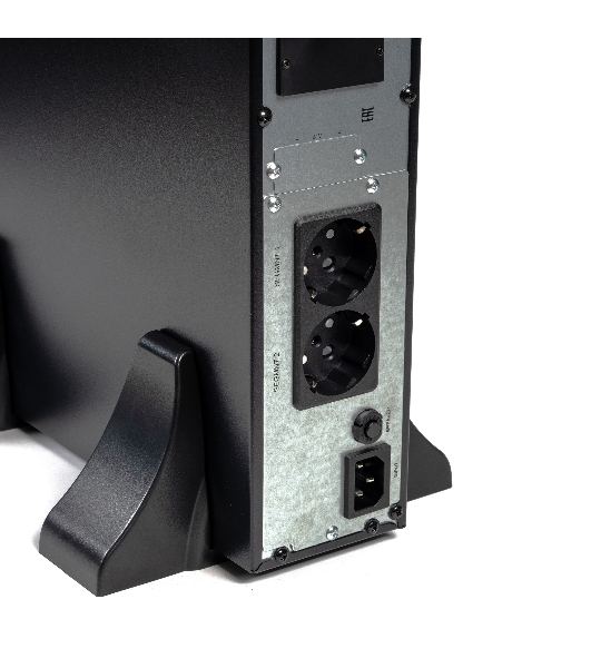 Источник бесперебойного питания Бастион 8762 SKAT-UPS 1000-RACK-ON P3 - 1000 Вт, On-Line, синус, внешн. АКБ 24В, 2хSchuko