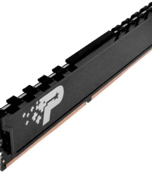 Оперативная память Patriot Signature Premium, DDR4, 16GB (1x16GB), 3200 MHz, CL22, с радиатором, чёрный