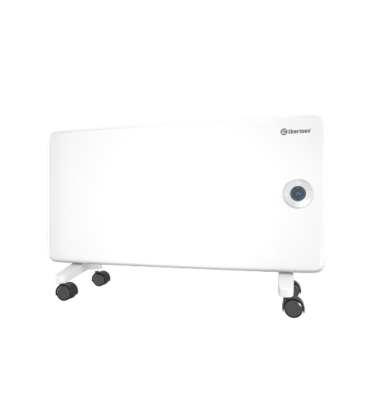 Конвектор электрический Thermex Frame 1500E белый, 1500 Вт, 20 м2, термостат, дисплей