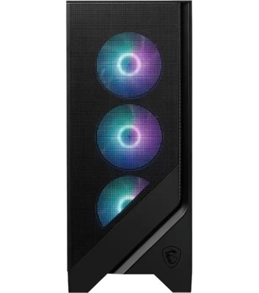 Компьютерный корпус MSI MAG Forge 321R Airflow черный без БП ATX 4x120мм 2xUSB 3.0 1xUSB3.1 audio bott PSU