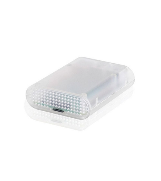 Корпус ACD Transparent RA076 ABS Plastic Injection Molding case with Stripe for Raspberry Pi 3 B (прозрачный, овальный на винтах)(RASP1795)