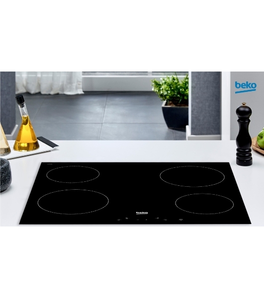 Встраиваемая электрическая варочная панель Beko HIC 64400 E, черный