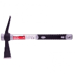 Кирка Matrix 21826 mini двухплоскостная 500 г, фибергласовая обрезиненная рукоятка, 385 мм, фото 1