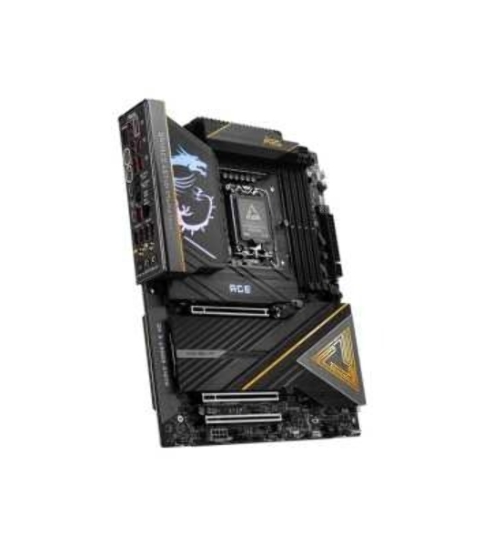 Материнская плата MSI MEG Z890 ACE, LGA 1851, Intel Z890, 4xDDR5, 4xSATA, 5xM.2, 1xPCIe 5.0 x16, 1xPCIe 5.0 x8, 1xPCIe 4.0 x4, 1xHDMI, 1x 10Gb LAN, 11xUSB-A 3.2 Gen 2, 2xUSB-C 3.2 Gen 2, 2xThunderbolt 4, 2x3.5 мм, 7.1, ATX