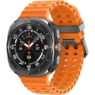 Умные часы Samsung Galaxy Watch Ultra 2025 1.5' Super AMOLED, 4G LTE, IP68, черный / оранжевый
