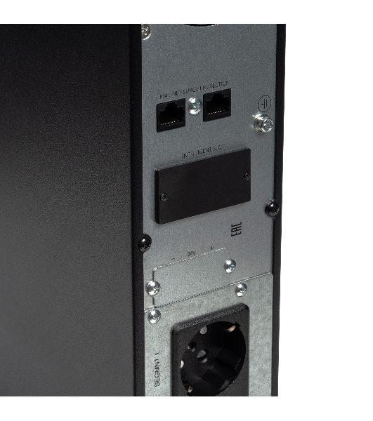Источник бесперебойного питания Бастион 8762 SKAT-UPS 1000-RACK-ON P3 - 1000 Вт, On-Line, синус, внешн. АКБ 24В, 2хSchuko