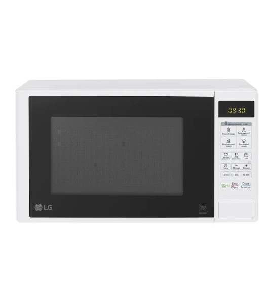 Микроволновая печь LG MS20R42D белый, 20 л, 700 Вт, переключатели - сенсор