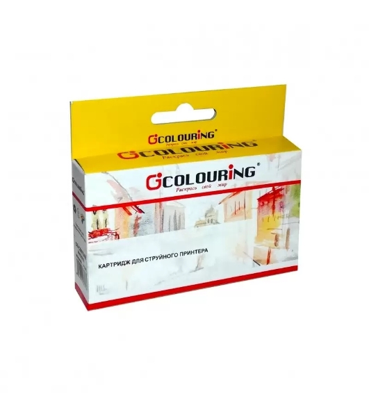 Картридж струйный Colouring CG-48140 черный водный для принтеров Epson Stylus Photo R200/R300/RX500