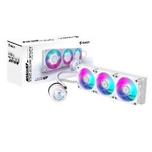 Система жидкостного охлаждения Gigabyte AORUS WATERFORCE X II 360I белый, 3 x 120мм ARGb Fan, sTR5, RTL (9JAWTX2360I-00-10)