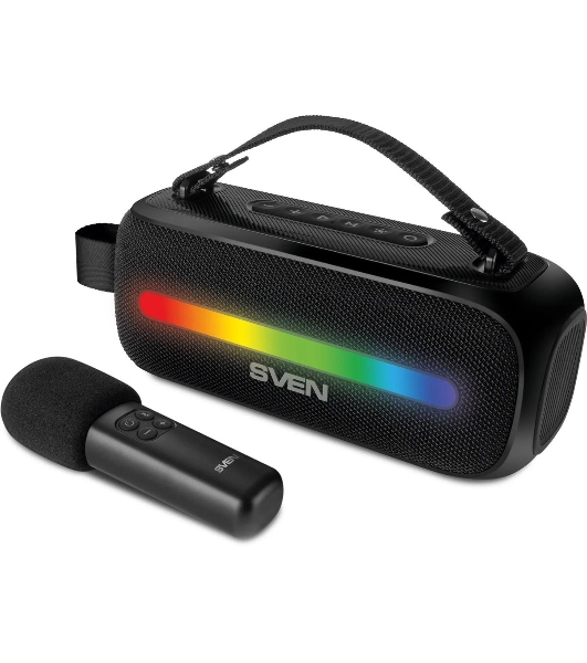 Колонка портативная SVEN PS-255 черный 12W 1.0 BT 3600mAh