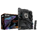 Материнская плата Gigabyte X870E AORUS ELITE X3D, AM5, AMD X870E, 4xDDR5, 4xSATA, 4xM.2, 1xPCIe 5.0 x16, 1xPCIe 4.0 x16, 1xPCIe 3.0 x16, 1xHDMI, 1x5Gb LAN, Wi-Fi 7, Bluetooth 5.4, 2xUSB-C 40Gbps (USB4), 1xUSB-C 10Gbps, 5xUSB-A 10Gbps, 3xUSB-A 5Gbps, 3x3.5 мм + S/PDIF оптический, 7.1, ATX, фото 1
