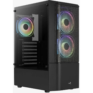 Корпус ATX Aerocool/Formula Quantum Mesh-G-BK-v3 4710562758580 черный, без БП, USB 3.0, 2*USB 2.0, HD Audio