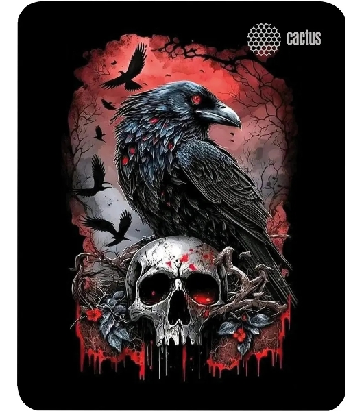 Коврик для мыши Cactus Raven 250x200x3мм (CS-MP-D14S)