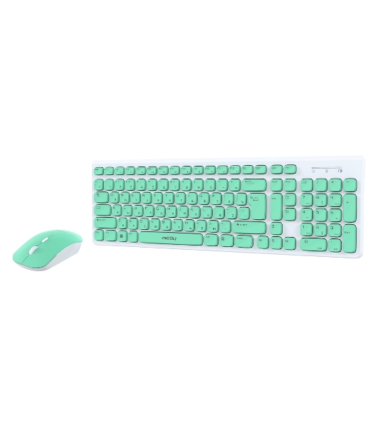 Комплект клавиатура+мышь Smartbuy (SBC-250288AG-WG) ONE 250288AG бело-зеленый