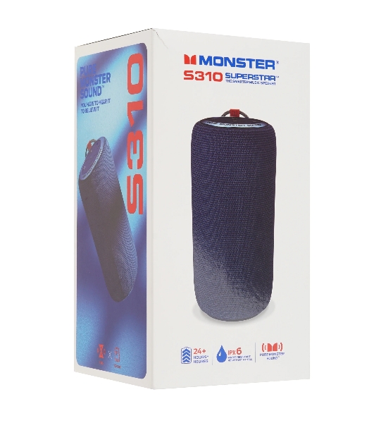 Портативная колонка MONSTER SUPERSTAR s310 синяя