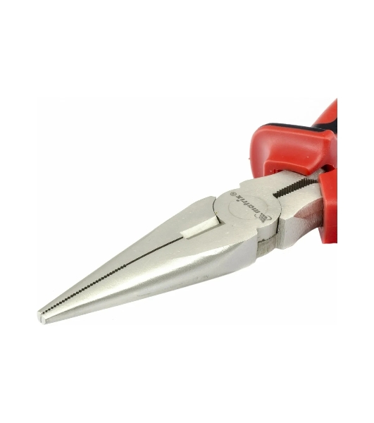Длинногубцы Matrix NICKEL 17164 160 мм, прямые никелированные, двухкомпонентные рукоятки